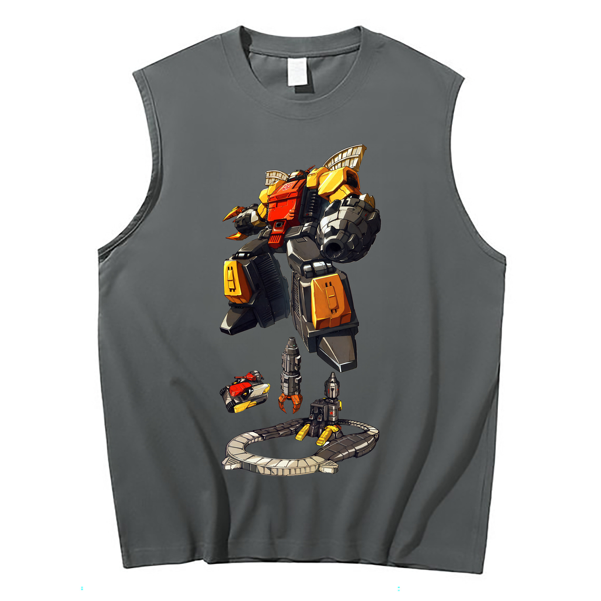 （画像用） Transformers トランスフォーマー コットン100％タンクトップ（フロントプリント）